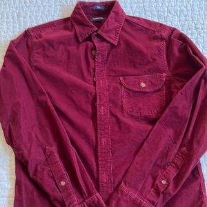 J Crew Men’s corduroy shirt. Size Small